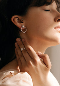 Handmade silver jewellery. Earrings.