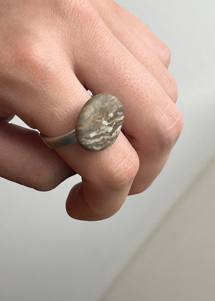seashore stone ring for nature lovers