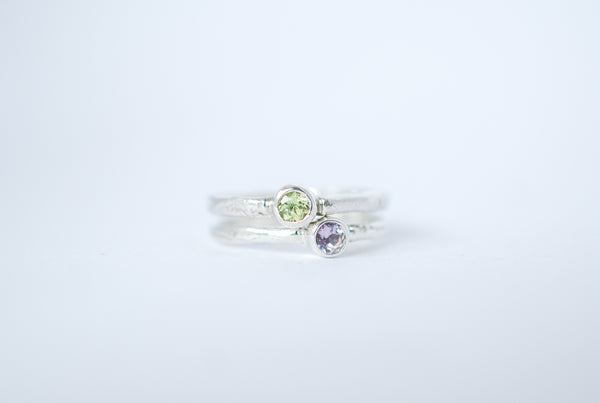 Handmade silver ring Stacks. Stack it up! Jewelry made in Europe.