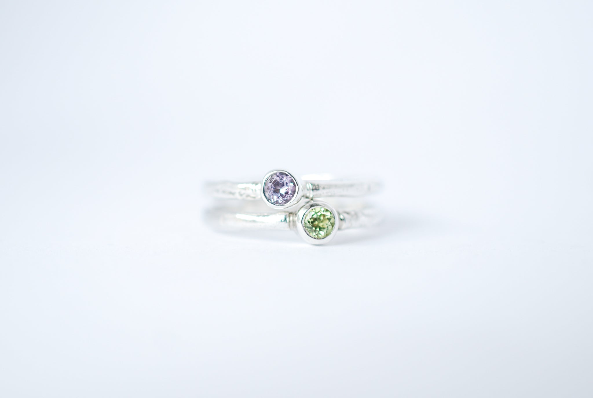 Handmade silver ring Stacks. Stack it up!