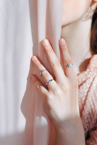 Fine Silver Stacking Rings | Peat Fire Jewelry