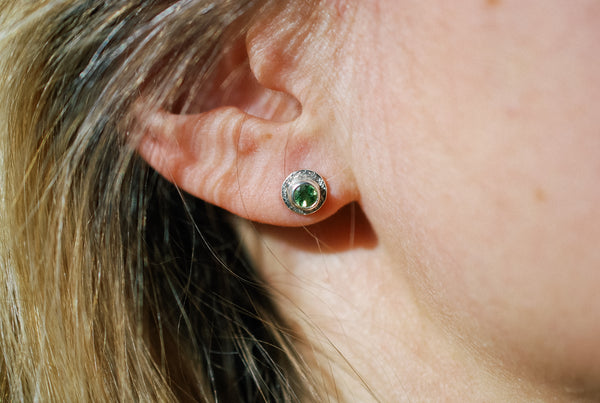 Handmade designer stud earrings.