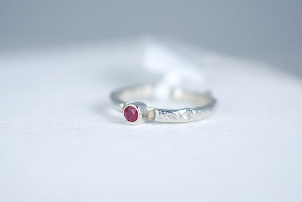 stacking silver ring. summer collection
