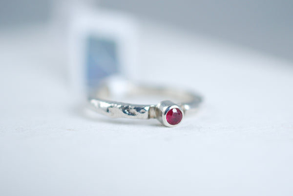 stacking silver ring. summer collection