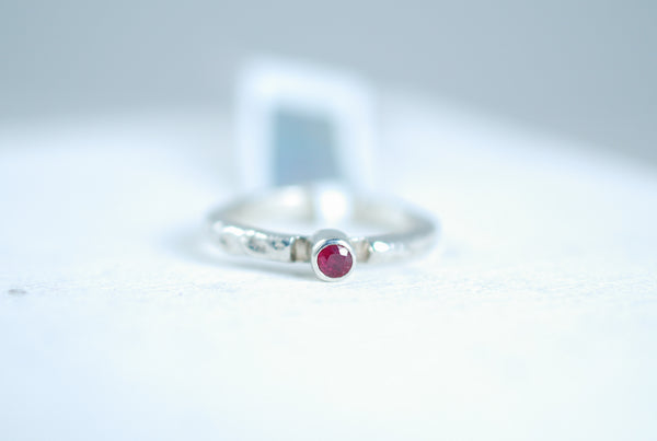 stacking silver ring. summer collection