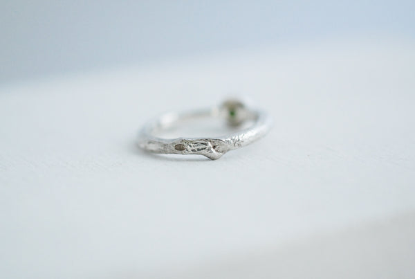 Unique silver ring